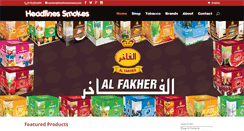 Desktop Screenshot of headlinessmokes.com