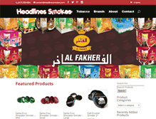 Tablet Screenshot of headlinessmokes.com
